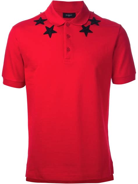 t shirt givenchy scritta rossa|givenchy polo shirts.